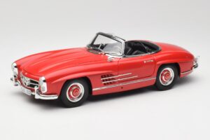 Mercedes 300 SL W198 Roadster Rojo Con Techo Rigido Minichamps 1:18 180039041 Metal