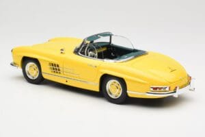 Mercedes 300 SL W198 Roadster Hardtop Signal Yellow Minichamps 1:18 180039044 Metal - imagen 8 de 9