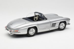 Mercedes 300 SL W198 Roadster Silver Metallic Minichamps 1:18 180039030 Metal - imagen 3 de 8