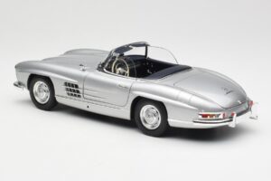 Mercedes 300 SL W198 Roadster Silver Metallic Minichamps 1:18 180039030 Metal - imagen 7 de 8