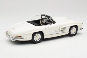 Mercedes 300 SL W198 Roadster Blanco Con Capota Blanda Minichamps 1:18 180039034 Metal - imagen 4 de 9