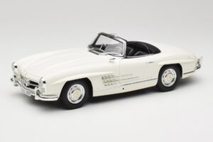 Mercedes 300 SL W198 Roadster Blanco Con Capota Blanda Minichamps 1:18 180039034 Metal