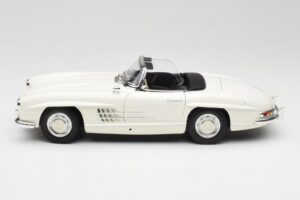 Mercedes 300 SL W198 Roadster Blanco Con Capota Blanda Minichamps 1:18 180039034 Metal - imagen 5 de 9