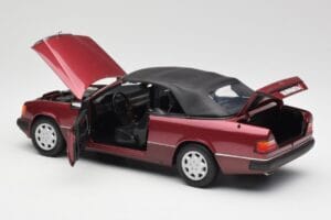 Mercedes 300CE-24 A124 Cabriolet Almandine Rojo Metalizado Norev 1:18 B66040616 Metal - imagen 5 de 8