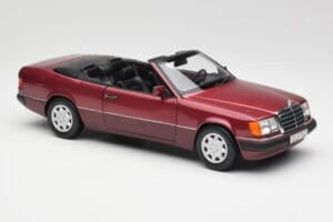 Mercedes 300CE-24 A124 Cabriolet Almandine Rojo Metalizado Norev 1:18 B66040616 Metal - imagen 6 de 8