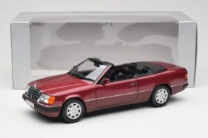 Mercedes 300CE-24 A124 Cabriolet Almandine Rojo Metalizado Norev 1:18 B66040616 Metal - imagen 8 de 8