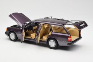 Mercedes 300D S124 T-Model Bornit Edición Dealer Norev 1:18 B66040701 Metal - imagen 5 de 8