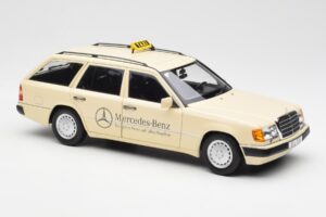Mercedes 300D S124 T-Model Marfil Claro Taxi Edición Dealer Norev 1:18 B66040702 Metal - imagen 6 de 8
