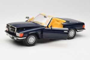 Mercedes 350 SL R107 Azul Oscuro Sun Star 1:18 MB003 Metal - imagen 2 de 8