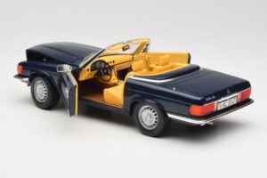 Mercedes 350 SL R107 Azul Oscuro Sun Star 1:18 MB003 Metal - imagen 5 de 8
