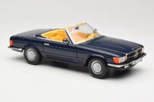 Mercedes 350 SL R107 Azul Oscuro Sun Star 1:18 MB003 Metal - imagen 6 de 8