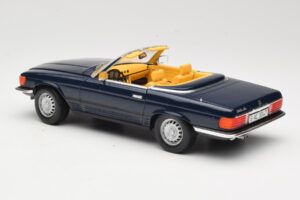 Mercedes 350 SL R107 Azul Oscuro Sun Star 1:18 MB003 Metal - imagen 7 de 8