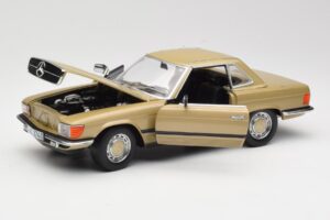 Mercedes 350 SL R107 Oro Sun Star 1:18 MB004 Metal - imagen 2 de 8