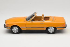 Mercedes 450 SL R107 Cayenne Orange Norev 1:18 183350 Metal - imagen 6 de 10