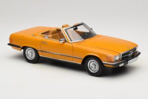 Mercedes 450 SL R107 Cayenne Orange Norev 1:18 183350 Metal - imagen 8 de 10