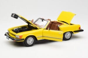 Mercedes 450SL R107 Amarillo US Version Norev 1:18 183727 Metal - imagen 2 de 9