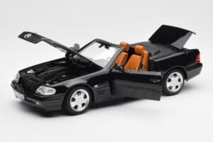 Mercedes SL 500 R129 Negro Norev 1:18 183750 Metal - imagen 2 de 10