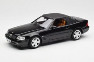 Mercedes SL 500 R129 Negro Norev 1:18 183750 Metal - imagen 3 de 10