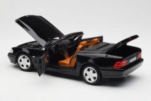 Mercedes SL 500 R129 Negro Norev 1:18 183750 Metal - imagen 7 de 10