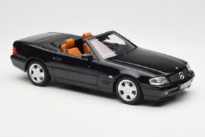 Mercedes SL 500 R129 Negro Norev 1:18 183750 Metal - imagen 8 de 10