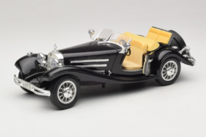 Mercedes 500K Roadster Negro Bburago 1:18 3020-P2 Metal - imagen 2 de 8