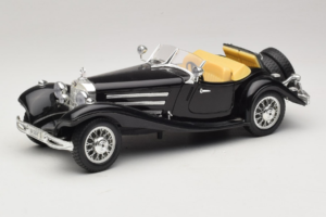 Mercedes 500K Roadster Negro Bburago 1:18 3020-P2 Metal