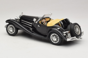 Mercedes 500K Roadster Negro Bburago 1:18 3020-P2 Metal - imagen 7 de 8