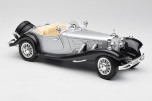 Mercedes 500K Roadster Plata Bburago 1:18 3020-M1 Metal - imagen 6 de 8