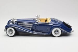 Mercedes 500K Special Roadster Azul Maisto 1:18 56059 Metal - imagen 4 de 8