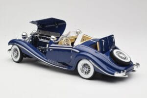 Mercedes 500K Special Roadster Azul Maisto 1:18 56059 Metal - imagen 5 de 8
