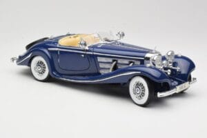 Mercedes 500K Special Roadster Azul Maisto 1:18 56059 Metal - imagen 6 de 8