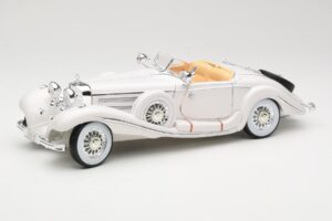 Mercedes 500K Special Roadster Blanco Premiere Edition Maisto 1:18 536055 Metal