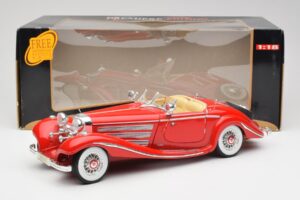 Mercedes 500K Special Roadster Rojo Maisto 1:18 56058 Metal - imagen 8 de 8
