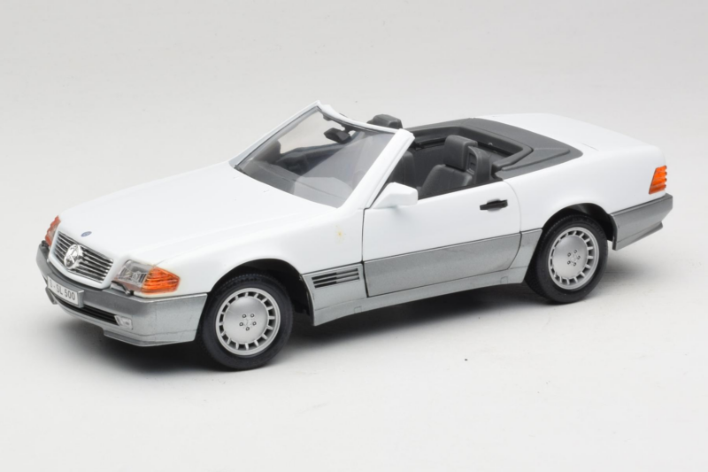 Mercedes 500 SL R129 Blanco Roadtough 1:18 92048 Metal