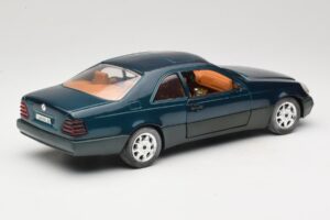 Mercedes 600 SEC C140 Verde Majorette 1:18 4418 Metal - imagen 3 de 8