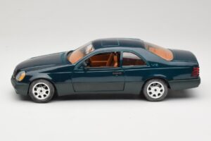 Mercedes 600 SEC C140 Verde Majorette 1:18 4418 Metal - imagen 4 de 8