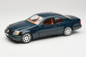 Mercedes 600 SEC C140 Verde Majorette 1:18 4418 Metal