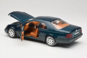 Mercedes 600 SEC C140 Verde Majorette 1:18 4418 Metal - imagen 5 de 8
