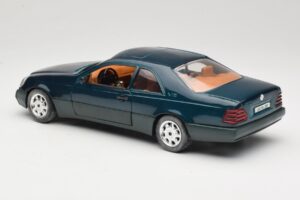Mercedes 600 SEC C140 Verde Majorette 1:18 4418 Metal - imagen 7 de 8