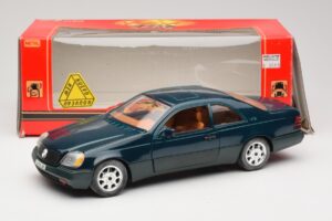 Mercedes 600 SEC C140 Verde Majorette 1:18 4418 Metal - imagen 8 de 8