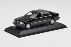 Mercedes 600 SEL W140 Black Metallic Minichamps 1:43 940035400 Metal - imagen 2 de 4
