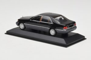 Mercedes 600 SEL W140 Black Metallic Minichamps 1:43 940035400 Metal - imagen 3 de 4