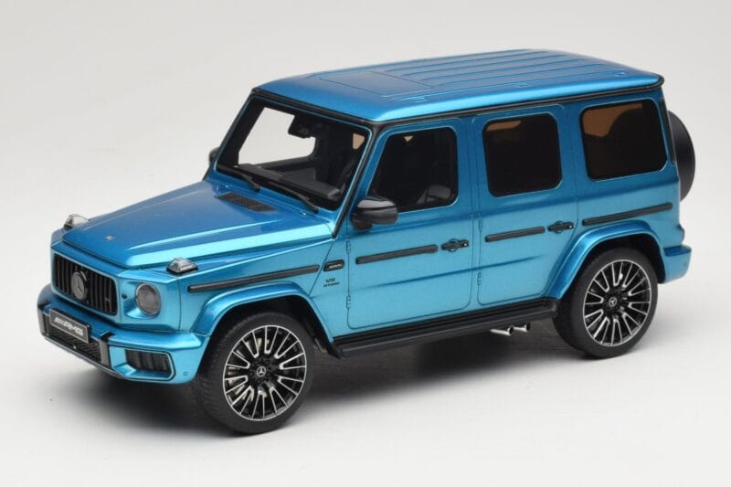 Mercedes AMG G63 W463 Hyper Blue Magno GT Spirit 1:18 GT925 Resina
