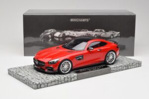 Mercedes Brabus AMG GT S C190 600 Mars Rojo Minichamps 1:18 107032521 Metal - imagen 6 de 6