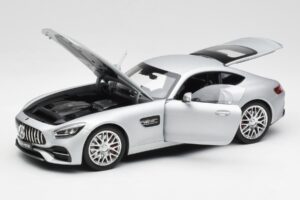 Mercedes AMG GT S C190 Designo Iridium Plata Magno Norev 1:18 B66960485 Metal - imagen 2 de 8