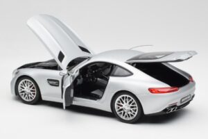 Mercedes AMG GT S C190 Designo Iridium Plata Magno Norev 1:18 B66960485 Metal - imagen 5 de 8