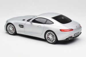 Mercedes AMG GT S C190 Designo Iridium Plata Magno Norev 1:18 B66960485 Metal - imagen 7 de 8
