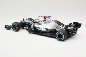 Mercedes AMG Petronas W10 #44 L. Hamilton Winner British GP 2019 Minichamps 1:18 110191044 Metal - imagen 5 de 6
