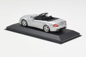 Mercedes AMG SL63 R230 Plata Wheels Type 2 Minichamps 1:43 SL63001 Metal - imagen 3 de 4
