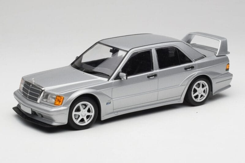 Mercedes 190E W201 2.5-16 EVO 2 Astral Plata Metallic Minichamps 1:18 155036101 Metal